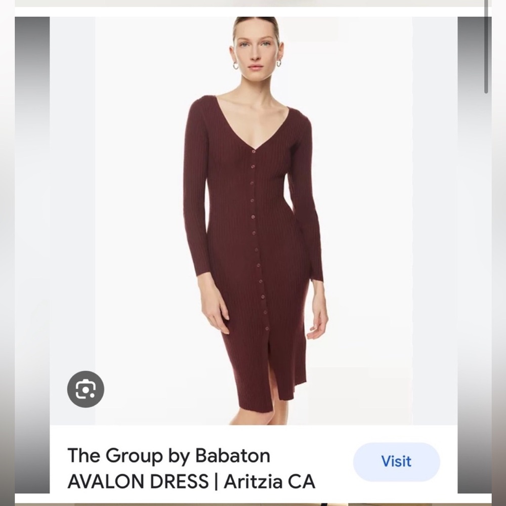 NWOT Babaton merino dress sweater dress